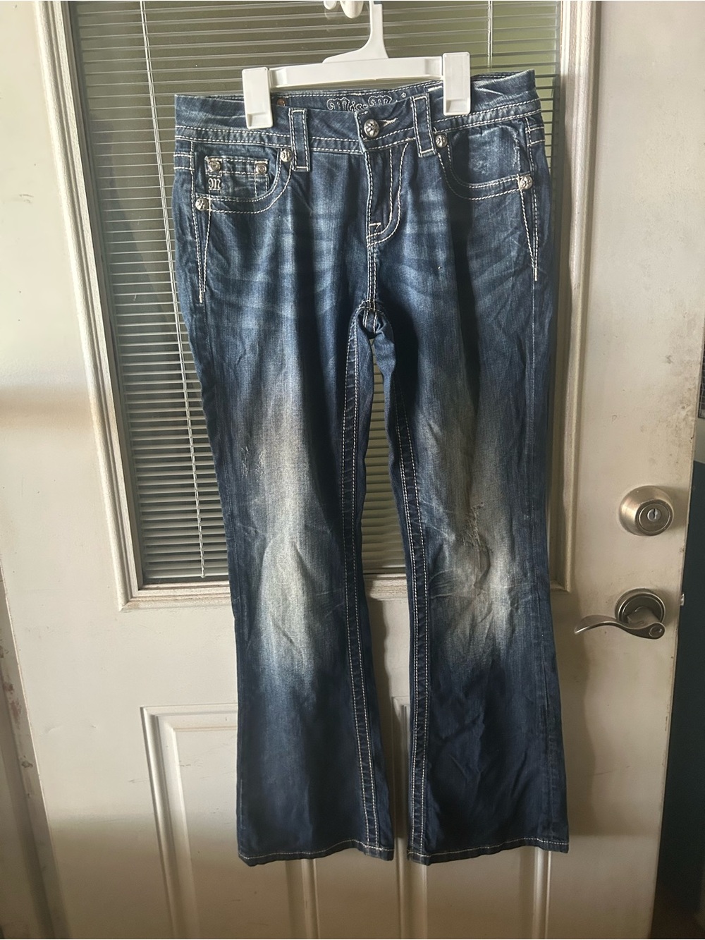 Miss Me Blue Faded Boot Cut Jeans